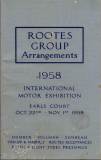 Rootes Group Arrangements Earls Court 1958 small